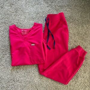 Figs Ultra Rose Scrub Set